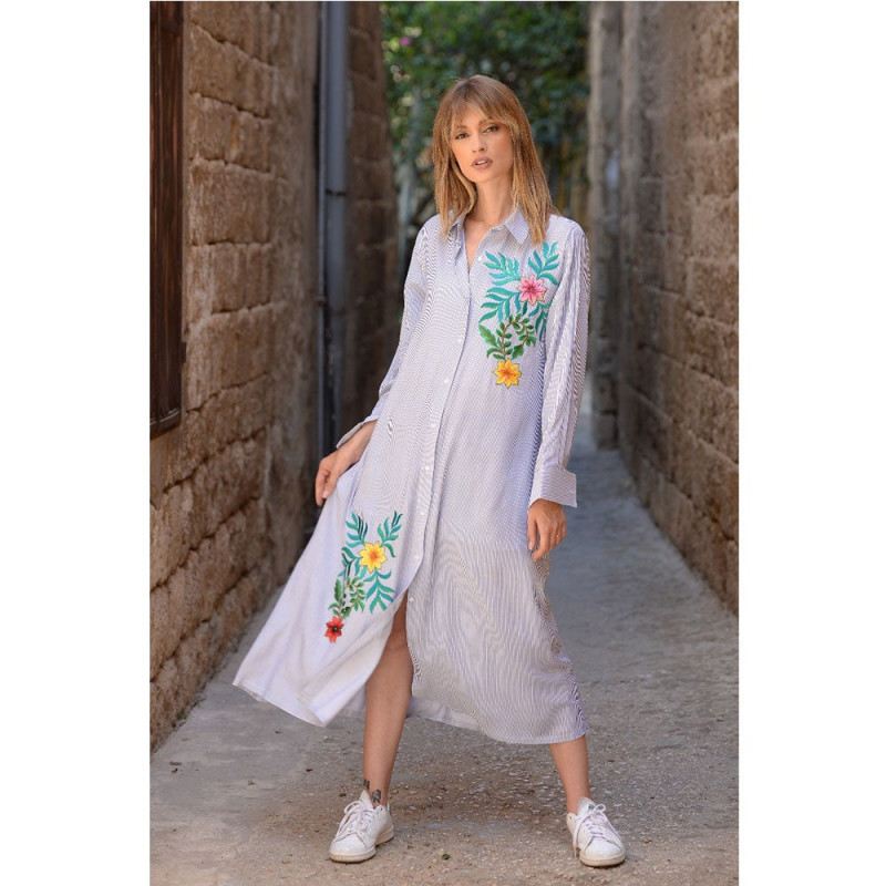 Robe Chemise bouquet